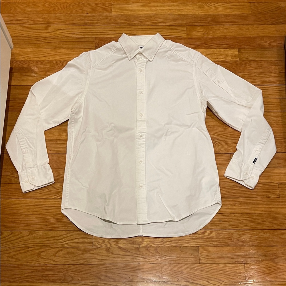 G-Star White Casual Button-Down Shirt